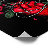 Funny Black Bird F-caw-f Anti Valentines Day Singl Poster (Hoek)