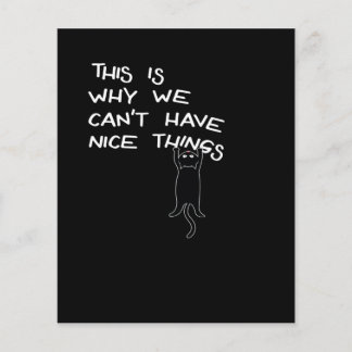 Funny Black Cat Gezegde | Cute Gift | Gezinsverlie