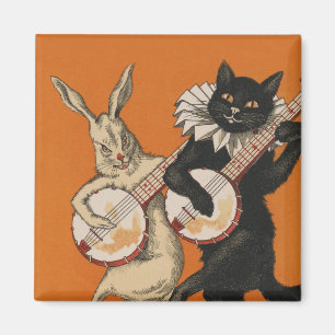 Funny Black Cat koelkast Magnet Magneet