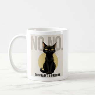 Funny Black Cat Meme Coffee Mug Koffiemok
