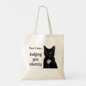Funny Black Cat Sac fourre-tout (Dos)