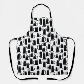 Funny Black Cat Schort (Voorkant)