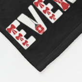 Funny Black Cat T-shirt Fleece Deken (Hoek)