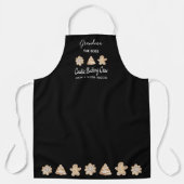 Funny Black Cookie Baking Crew Grandma Baking Schort (Voorkant)