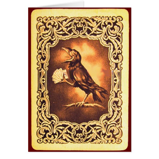 Funny Black Crow-poker (Voorkant)