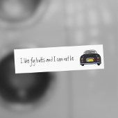 Funny Black J'Aime Figaro Autocollant pare-chocs v