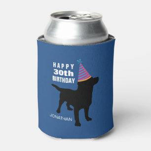 Funny Black Lab Dog Birthday Pet Elke leeftijd en Blikjeskoeler