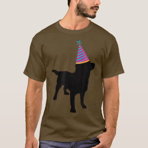 Funny Black Lab Hondenliefhebber Birthday Party An T-shirt