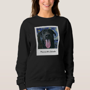 Funny Black Lab Pet Persoonlijke foto en tekst Trui