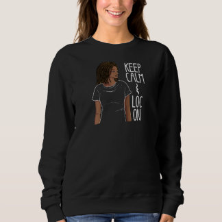 Funny Black Melanin Dreadlocks Cute Afro Loc Girl Trui