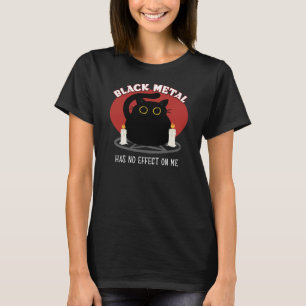Funny Black Metal Satanic Cat Quote T-Shirt