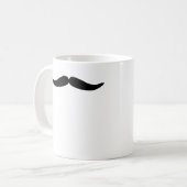 Funny Black Mustache of Mustache Koffiemok (Voorkant links)