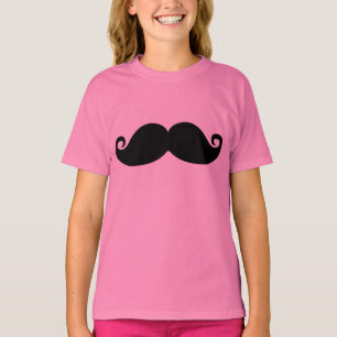 Funny  Black Mustache T-shirt