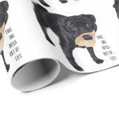 Funny Black Pug Haal grote bites uit het leven Cadeaupapier (Rol Hoek)