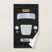 Funny Black Taxi Cab Persoonlijk handdoek (Handdoek)