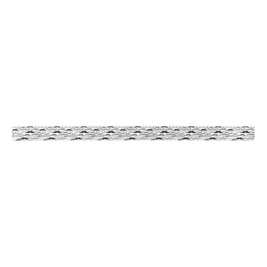 Funny Black & White Mustache Design Lint (Voorkant)