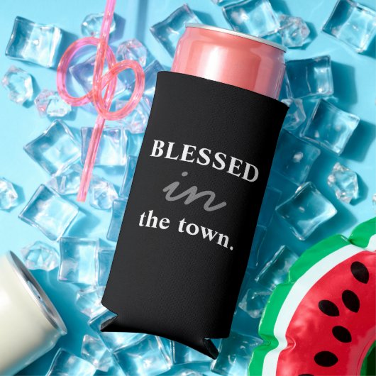 Funny "Blessed in the Town" zwart-wit (Insitu Zomer)