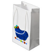 Funny Bleu Bélier Chinois Année Zodiac S Sac cadea (Dos Angle)