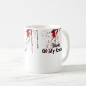 Funny Blood of My Enemies Coffee Mok (Voorkant rechts)