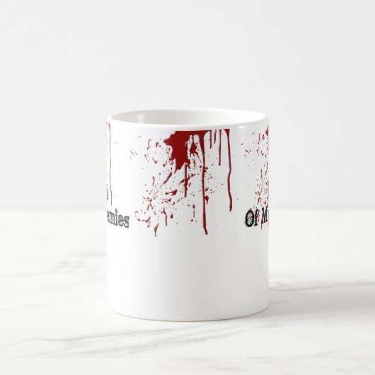 Funny Blood of My Enemies Coffee Mok (Center)