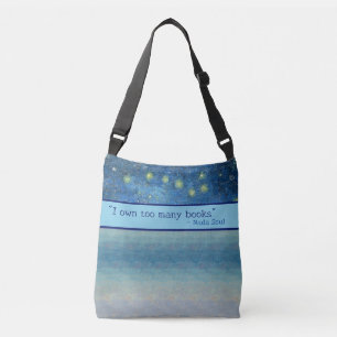 Funny Blue booklover boekentas Tas