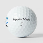 Funny Blue Quote Lost Golf Balls Golfballen (Logo)