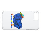 Funny Blue Ram Chinees jaar Zodiac iPhone Case-Mate iPhone Case (Achterkant (Horizontaal))