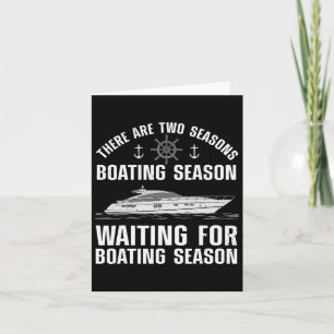 Funny Boating Design for Men Boater Boating Kaart