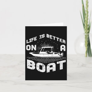 Funny Boating Gift Mannen Vrouwen Cool Boat Owner Kaart