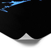 Funny Boating Sailing Silently Correcting Knot Ski Poster (Hoek)