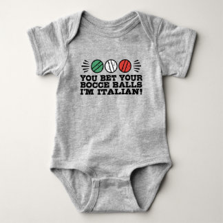 Funny Bocce Ball Baby Bodysuit