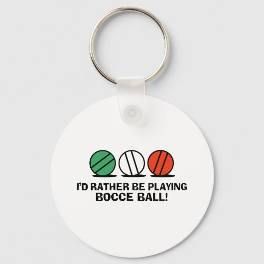 Funny Bocce Ball Sleutelhanger (Voorkant)