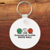 Funny Bocce Ball Sleutelhanger (Voorkant)