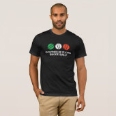Funny Bocce Ball T-shirt (Voorkant volledig)