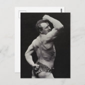 Funny Bodybuilder Briefkaart (Voorkant / Achterkant)