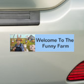 Funny Boerderij Bumpersticker (Op auto)