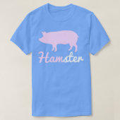 Funny Boerderij Hamster and Pig Animal Combo T-shirt (Design voorkant)