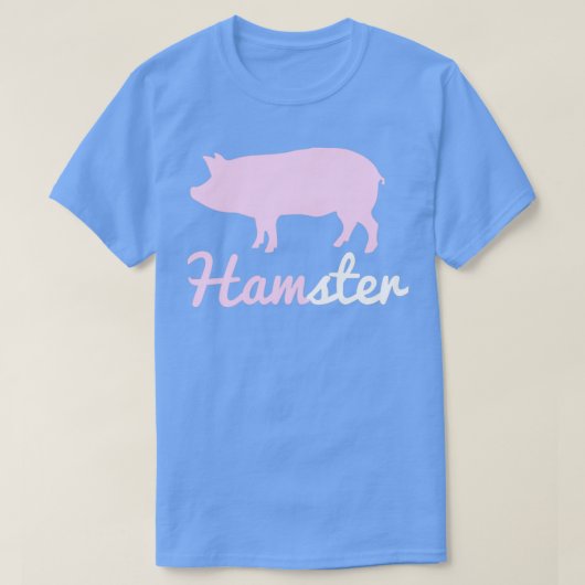 Funny Boerderij Hamster and Pig Animal Combo T-shirt (Design voorkant)