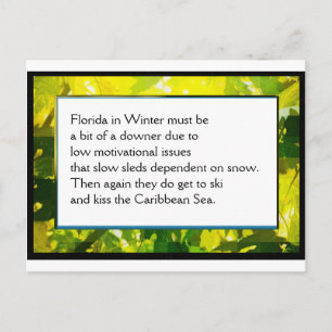 Funny Boerderij Poem Card #1 Briefkaart