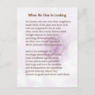 Funny Boerderij Poem Card #5 Briefkaart