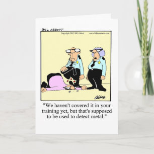 Funny Bon Voyage Humour Carte de voeux