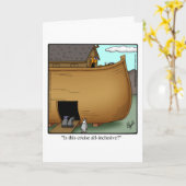 Funny Bon Voyage Humour Carte de voeux (Fleur jaune)