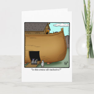 Funny Bon Voyage Humour Carte de voeux