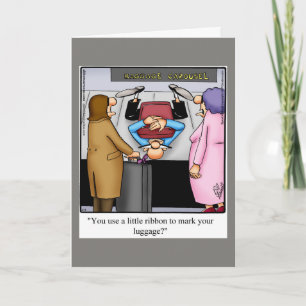 Funny Bon Voyage Humour Carte de voeux