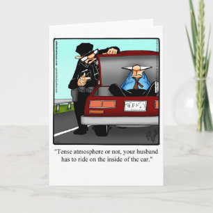Funny Bon Voyage Road Trip Card Kaart
