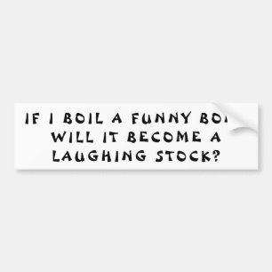 Funny Bone Soup Pun Fortune Cookie Style Bumpersticker