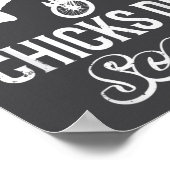 Funny Bones Heal Chicks Dig S Bmx Biking Poster (Hoek)