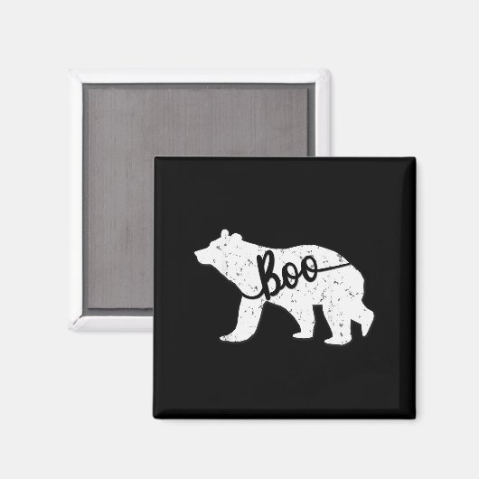 Funny Boo Bear Nickname Matching Shirt Magneet (Voorkant / Achterkant)