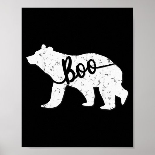 Funny Boo Bear Nickname Matching Shirt Poster (Voorkant)