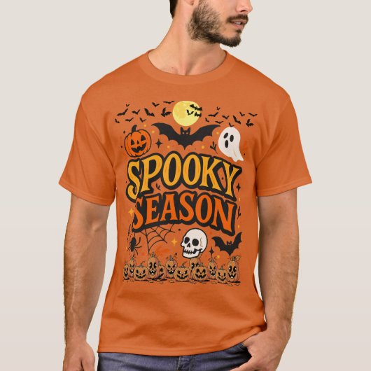 Funny boo Halloween T-shirt (Voorkant)